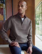 Sweatshirt Piqué 1/4 Zip