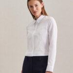 Shirt Kent corte regular manga larga mujer