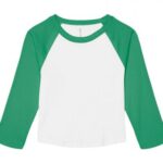 Women's Micro Rib 3/4 Raglan Baby Tee