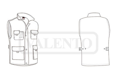 Chaleco con polar interior multibolsillos VALENTO TRUMAN - Image 2