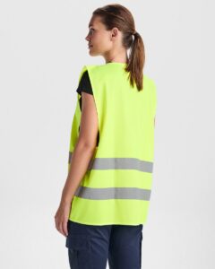 Chaleco Alta Visibilidad Roly Sirio 5063 Seguridad Laboral - Imagen 3