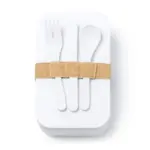 *OUTLET* Fiambrera con Tenedor, Cuchara y Cuchillo Stamina Yobo 4065 - Imagen 3